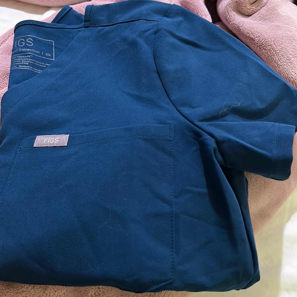 Figs Catrina Blue Reef size XS